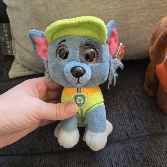 Paw Patrol Plush Toy Set TY Rocky & Zuma - Picture 3 of 11